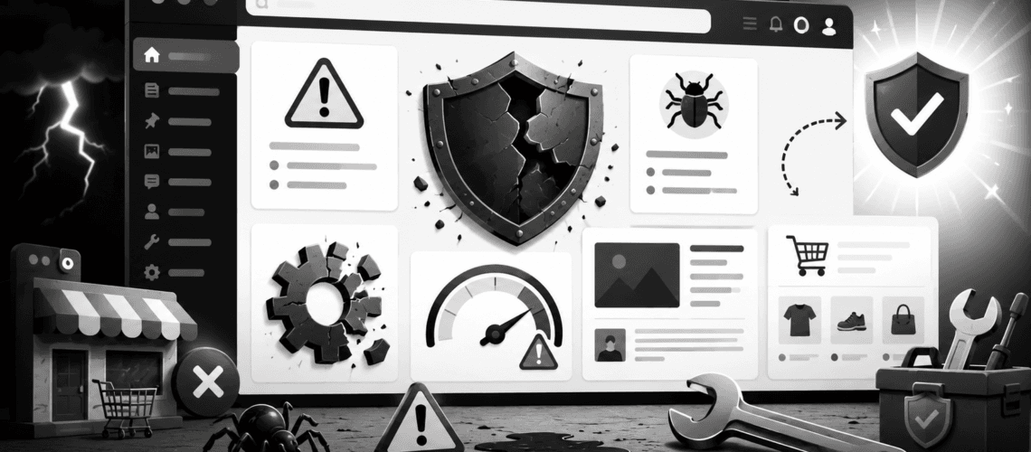 cms-non-mis-a-jour-risques-solutions-wordpress-prestashop